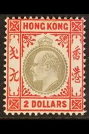 1904-06 KEVII (wmk Mult Crown CA) $2 Slate And Scarlet, SG 87a, Fine Mint. For More Images, Please Visit Http://www.sand - Otros & Sin Clasificación