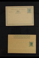 POSTAL STATIONERY QV To Early QEII All Different Unused Collection. With Postal Cards (6), QV 2c Wrapper, And Aerogramme - Sonstige & Ohne Zuordnung