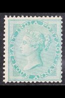 1855-64 4a Green, No Wmk, SG 47, Unused No Gum With Fabulous Fresh Original Colour. A Beauty, Cat £5000. For More Images - Andere & Zonder Classificatie