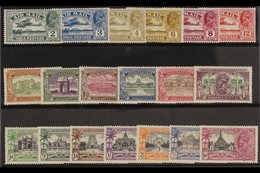 1929-35 COMMEMORATIVE SETS. A Trio Of KGV Sets On A Stock Card That Includes The 1929 Air Set, 1931 New Delhi Set & 1935 - Other & Unclassified