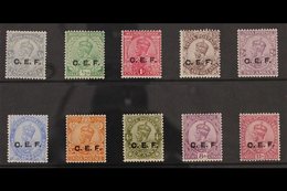 CHINESE EXPEDITIONARY FORCE 1914-22 KGV Set To 12a, SG C23/33, Very Fine Mint. (10 Stamps) For More Images, Please Visit - Autres & Non Classés