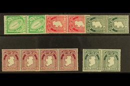 1934 COIL JOIN PAIRS Vertical ½d, 1d And 2d, Horizontal 1½d (strip Of 4) And 2d, Fine Mint. (5 Items) For More Images, P - Andere & Zonder Classificatie