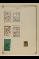 RAILWAY, NEWSPAPER AND PARCEL STAMPS. A Mint And Used Collection On Old Album Pages, Including Some Scarcer Stamps. With - Altri & Non Classificati