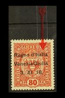 VENEZIA GIULIA 1918 80h Red Brown Overprinted, Variety 'Italla', Sass 13m, Very Fine Mint. Cat €180 (£150) For More Imag - Zonder Classificatie