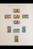 GENERAL ISSUES (NORTH AFRICA) 1932-1934 FINE USED COLLECTION On Hingeless Leaves. With 1932 Dante Alighieri (Postage And - Altri & Non Classificati