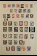 LIBYA 1912 - 1941 Extensive Mint And Used Collection On Pages With 1912 Overprint Values To 10L Incl 5L Fine Used, 1915  - Altri & Non Classificati
