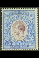 1912 - 21 20r Purple And Blue On Blue, Wmk MCA, Geo V, SG 60, Very Fine Mint. For More Images, Please Visit Http://www.s - Vide