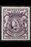 BRITISH EAST AFRICA 1897 3r Deep Violet, Queen Victoria, SG 94, Very Fine Mint. For More Images, Please Visit Http://www - Vide