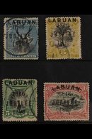1896 2c Black & Blue, 3c Black & Ochre, 5c Black & Green And 8c Black & Pink "Jubilee" Overprints All Perf 13½-14, SG 84 - Noord Borneo (...-1963)