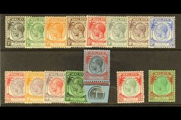 1936-37 Complete Set, SG 260/274, Fine Mint. (15 Stamps) For More Images, Please Visit Http://www.sandafayre.com/itemdet - Straits Settlements