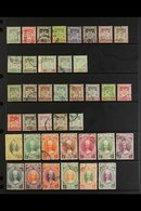 KELANTAN 1911-1965 ATTRACTIVE FINE USED COLLECTION On Stock Pages, All Different, Includes 1911-15 Set, 1921-28 Set, 193 - Autres & Non Classés