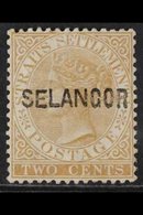 SELANGOR 1881 2c Brown, Wmk CC, SG 10, "SELAN Wide",very Fine Mint.  For More Images, Please Visit Http://www.sandafayre - Other & Unclassified