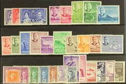 1937-52 KGVI MINT / NHM SELECTION OF SETS. An Attractive Range Of Sets Presented On A Stock Card, Fine Mint Except For T - Mauricio (...-1967)