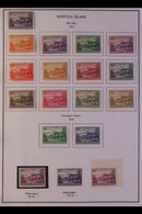 1947-1999 VERY FINE MINT / NHM COLLECTION. An Attractive, Comprehensive Collection In A Printed Album, Apparently Comple - Ile Norfolk