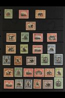 1916-18 MINT RED CROSS COLLECTION Presented On A Stock Page That Includes 1916 Cross In Vermillion 2c, 3c & 5c, Cross In - Borneo Septentrional (...-1963)