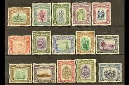 1939 Pictorial Set Complete, SG 303/317, Fresh Mint. $5 Couple Pulled Perfs Otherwise Very Fine. Scarce Set (SG £1300) ( - Noord Borneo (...-1963)