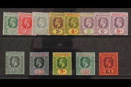 1912 Geo V Set Complete, SG 40/52, Very Fine Mint. (13 Stamps) For More Images, Please Visit Http://www.sandafayre.com/i - Nigeria (...-1960)