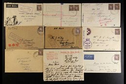 WORLD WAR II - AUSTRALIAN ARMY COVERS Fine Collection Of Covers To Australia, Bearing Australia KGVI Stamps Tied By Clea - Papoea-Nieuw-Guinea