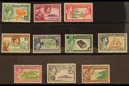 1940-51 KGVI Pictorial Set, SG 1/8, Never Hinged Mint. (10 Stamps) For More Images, Please Visit Http://www.sandafayre.c - Pitcairninsel