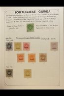 PORTUGUESE GUINEA 1881-1972 ALL DIFFERENT MINT, UNUSED & USED COLLECTION - Approx Cat.£2500, Neatly Presented In An Albu - Altri & Non Classificati