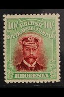 1913 - 19 10s Crimson And Yellow Green, Head Die II, Perf 14, Admiral, SG 241, Very Fine Mint. For More Images, Please V - Autres & Non Classés