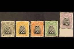 1913-19 ADMIRALS MINT GROUP - Head Die I, Perf.14 2d, 3d, 4d & 5d, Perf.15 6d, SG 209/12, 217, Very Fine Mint (5 Stamps) - Sonstige & Ohne Zuordnung