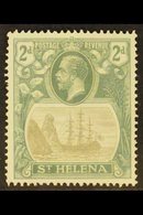 1922-37 2d Grey And Slate With BROKEN MAINMAST, SG 100a, Very Fine Mint. For More Images, Please Visit Http://www.sandaf - Isola Di Sant'Elena