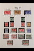 1937-1952 COMPLETE FINE MINT COLLECTION On Leaves, All Different, Includes 1938-50 Set With Many Shades, Perf & Paper Ty - St.Kitts En Nevis ( 1983-...)