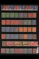 1891-1951 MINT RANGES ON STOCKLEAVES With QV And KEVII To To 1s, KGV To 2s6d (3), KGVI To 1s (2). Mainly Fine And Fresh. - St.Lucia (...-1978)