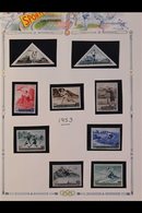 SPORT TOPICAL COLLECTION 1953-1999 Very Fine Collection On Album Pages. Chiefly Never Hinged Mint Sets And Miniature She - Altri & Non Classificati