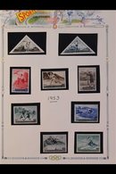 SPORT TOPICAL COLLECTION 1953-1999 Very Fine Collection On Album Pages. Chiefly Never Hinged Mint Sets And Miniature She - Other & Unclassified