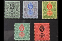 1912 1s - £1 Complete, Wmk MCA, Geo V, SG 124/8, Very Fine Mint. (5 Stamps) For More Images, Please Visit Http://www.san - Sierra Leone (...-1960)