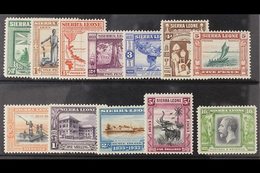1933 Wilberforce Set Complete To 10s, SG 168/171, Very Fine And Fresh Mint. (12 Stamps) For More Images, Please Visit Ht - Sierra Leona (...-1960)