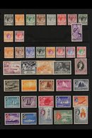 1948-1984 MINT & NHM COLLECTION An Attractive Collection That Includes KGVI Definitives To P17½ X 18 40c, $1 & $2, 1955- - Singapore (...-1959)