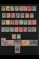 1948-91 USED COLLECTION A Most Useful, Used Collection Collection That Includes Both KGVI Perf Sets, 1955-59 Pictorial S - Singapore (...-1959)