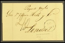 1846 (1 May) EL Endorsed "2/2" Manuscript Rate Containing Rather Splendid Multi- Signed Printed Bank Letter, Sent To Lon - Sonstige & Ohne Zuordnung