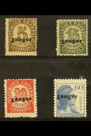 TANGIER 1939 Tangier Overprinted 5c, 15c, 30c & 60c (SG 89,91, 94 & 98) Bearing Varieties, "INVERTED T" Presented On A S - Andere & Zonder Classificatie