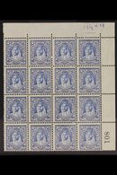 1930-39 15m Ultramarine Emir Abdullah Perf 13½x13, SG 200b, Fine Mint (most Stamps Are Never Hinged) Upper Right Corner  - Jordanie