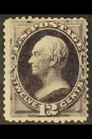 1873 12c Blackish Violet Henry Clay (Scott 162, SG 164), Mint Regummed, Corner Crease, Centred To Upper Right, Cat £2,50 - Otros & Sin Clasificación