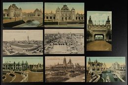 1908 FRANCO-BRITISH EXHIBITION All Different Collection Of Sepia Or Colour Tinted Picture Postcards, All But One Are Use - Sonstige & Ohne Zuordnung