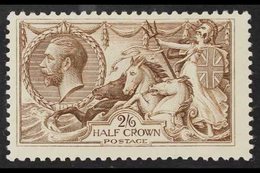 1918-19 2s6d Pale Brown Seahorse, B.W. Printing, SG 415a, Never Hinged Mint. For More Images, Please Visit Http://www.sa - Non Classés