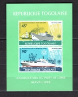 TOGO BLOC N° 30  NEUF SANS CHARNIERE COTE  6.50€  BATEAUX  PORT - Togo (1960-...)