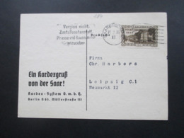 AK / Propagandakarte 1935 Ein Hardexgruß Von Der Saar! Andenken An Die Rückkehr Des Saarlandes Zum Reich. - Saarbrücken
