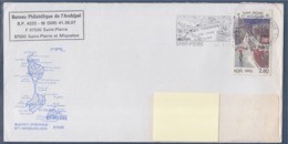 = Saint Pierre Et Miquelon Flamme Les Timbres De Nos Iles Saint Pierre Le 24.1.94 N° 591 - Lettres & Documents