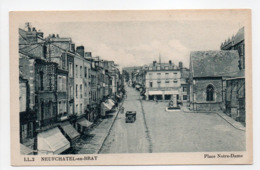 - CPA NEUFCHATEL-EN-BRAY (76) - Place Notre-Dame - Photo CAP N° 2 - - Neufchâtel En Bray