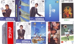 10 Télécartes - Prepaid Différentes  JAPON * COCA COLA (LOT A-1) JAPAN  10 DIFFERENT PHONECARDS * 10 VERSCHIEDENE TK - Alimentation