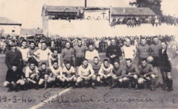 FOTOGRAFIA  D' EPOCA - GALLARATE - ( VARESE) SQUADRA DI CALCIO - GALLARATESE VS CREMONESE - 1-1 ANNO. 1946 - Varese