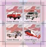 Guinea - Bissau 2006 - Special Transport (Fire Engine, Ambulance, Police) 4v Y&T 2194-2197, Michel 3358-3361 - Guinea-Bissau