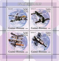 Guinea - Bissau 2006 - Space Stations 4v Y&T 2170-2173, Michel 3338-3341 - Guinée-Bissau