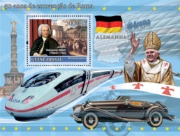 Guinea - Bissau 2008 - Idea Of Europe-50 Years Treaty Of Rome-Germany-Bach, Brandenburg S/s Y&T 381, Michel 3766/BL637 - Guinea-Bissau